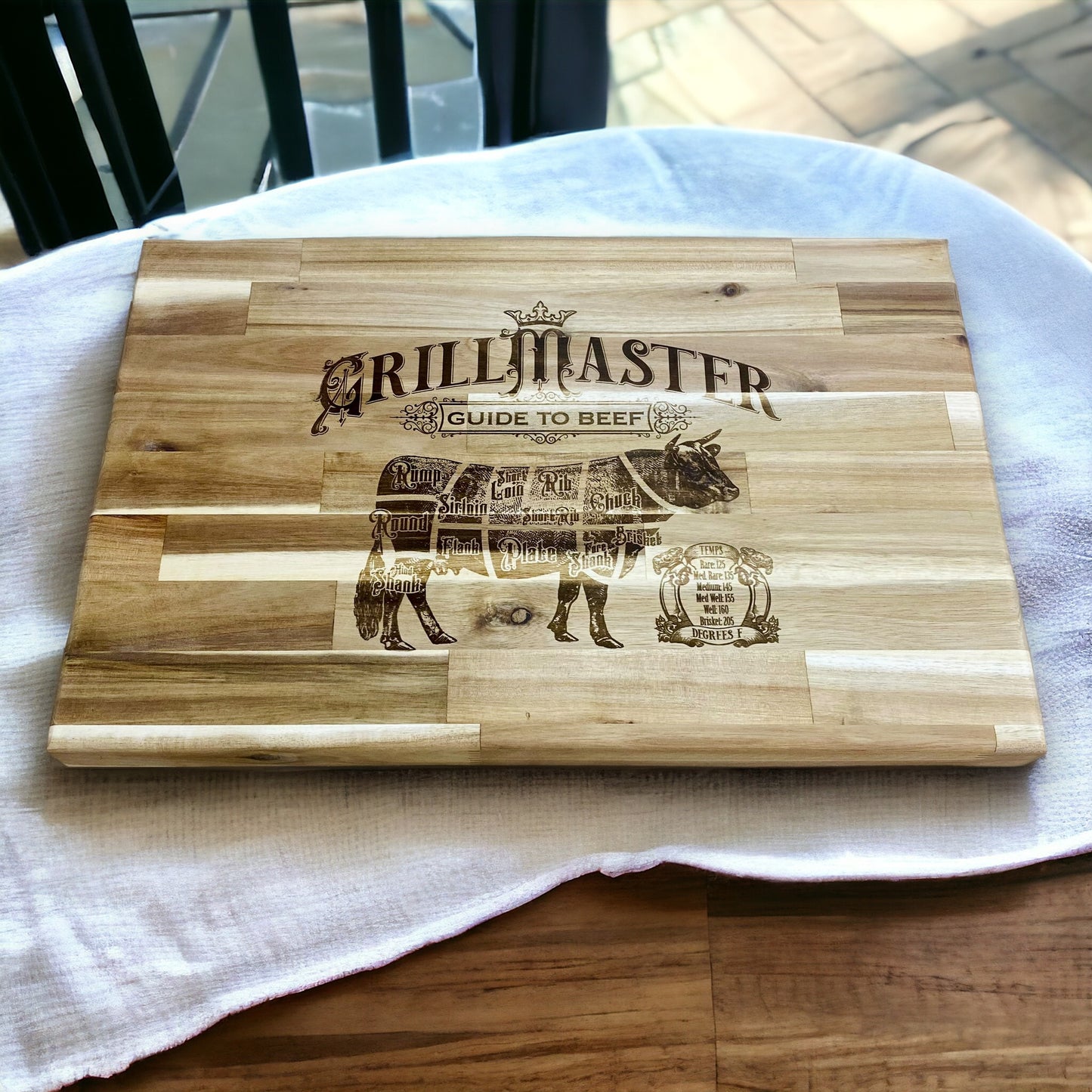 Grill Themed Cutting Board