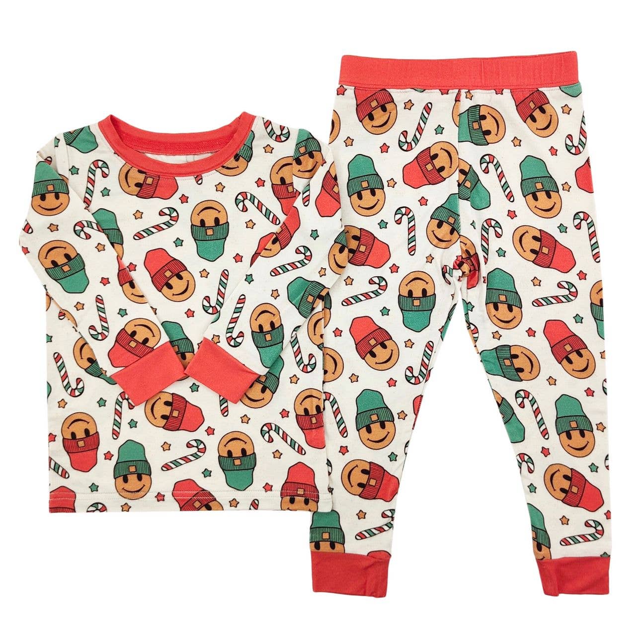 Christmas Smiley Bamboo Set