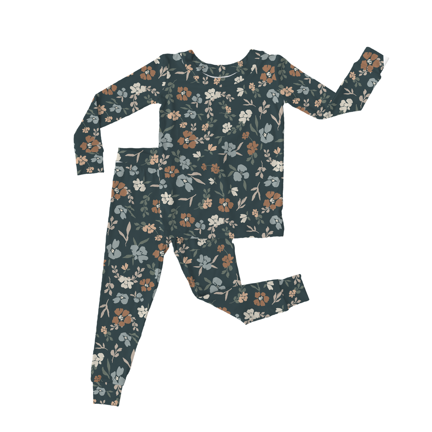 Fall Floral Bamboo 2 Piece Pajamas